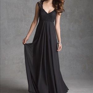 Mori Lee black bridesmaid dress